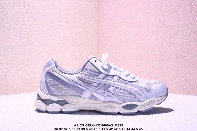 公司级Asics 亚瑟士Gel-Nyc 2055透气网眼鞋面配合部分合成革材质 采用全新Ahar+橡胶材质 更加耐磨 货号: 3A383-107 尺码:36 3