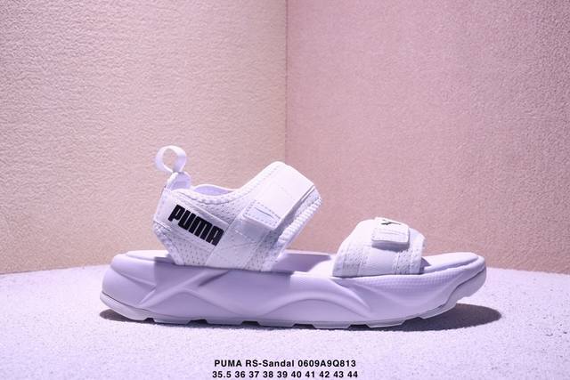 Puma Rs-Sandal 绒面 Iri 一字式扣带 沙滩凉鞋 男女同款 Xm0609Q813