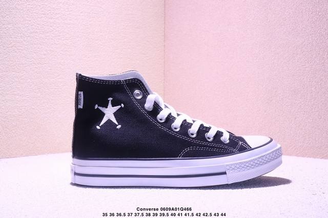 Stussy X Converse Chuck 70 Hi 全新联名鞋款 海外地区同步发售 美国潮牌 斯图西Stussy与匡威Converse联手打造 该鞋最大