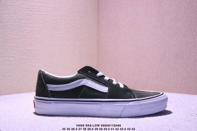 Vans 范斯 Sk8-Low 经典款 低帮 黑白 休闲板鞋帆布鞋 Vn0A4Uuk6Bt 工艺：硫化1:1 重量1:1、真标、原钢印、材质标、鞋型标、合格证