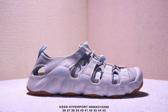 Keen Hyperport H2 水路两用溯溪涉水休闲户外徒步凉鞋 这是一种很轻的厚！全新注入式泡沫中底看着厚，上脚轻！ 很安心的厚！橡胶外底稳固抓地且只用在