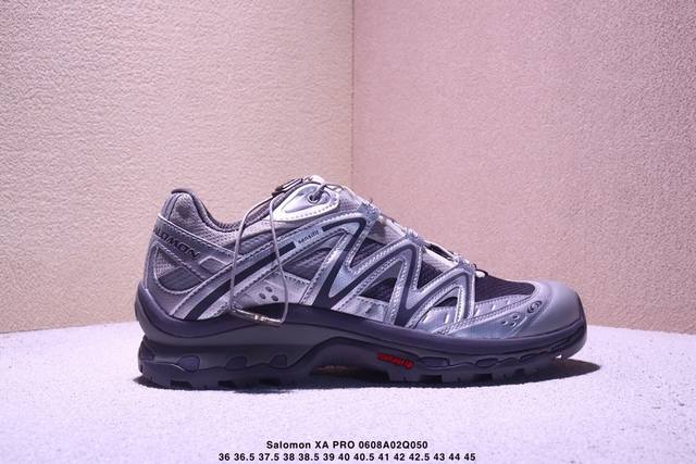 公司级Salomon Xa Pro Xt-6 Expanse萨洛蒙户外越野跑鞋 鞋面采用Sensifit贴合技术 全方位贴合包裹脚型 鞋跟部鞋底牵引设计 提供强