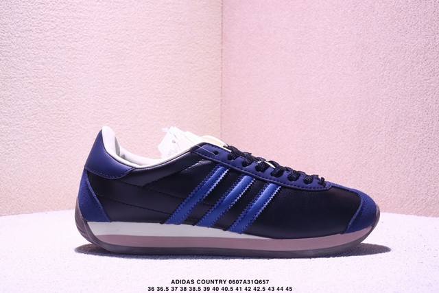 真标半码Adidas阿迪达斯Country Og 经典款复古运动慢跑鞋 Xm0607Q657
