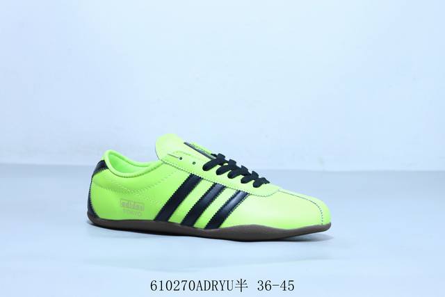 阿迪达斯 Adidas Tokyo W 足球风百搭潮流 轻松舒适防滑耐磨低帮 生活休闲鞋 610270Adryu半 36-45