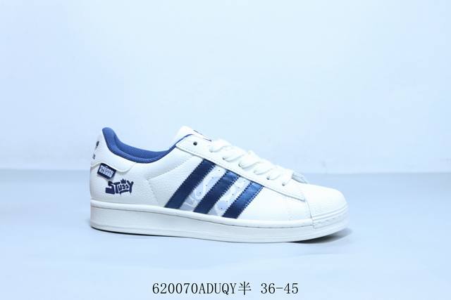 阿迪达斯Adidas Originals Superstar防滑耐磨轻便透气 低帮 贝壳头板鞋 货号 Hs3082 6 70Aduqy半 36-45