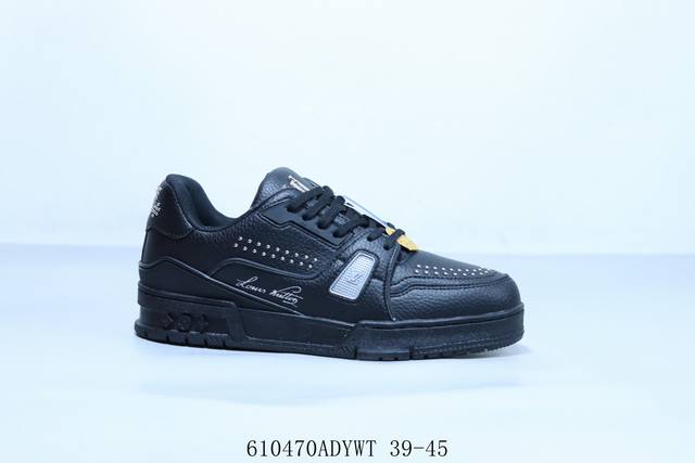Lv路易威登Louis Vuitton Trainer Sneaker Low休闲运动文化百搭篮球鞋 610470Adywt 39-45