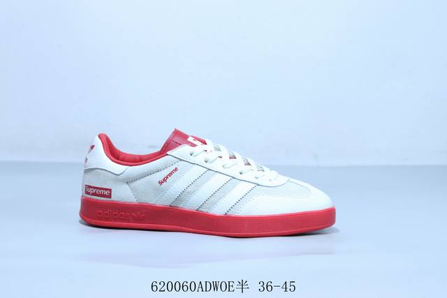 阿迪达斯三叶草Adidas Originals Samba Vegan Og”Spd“桑巴舞系列绅士德训足球风百搭低帮休闲运动板鞋 货号 Dd6610 6 60