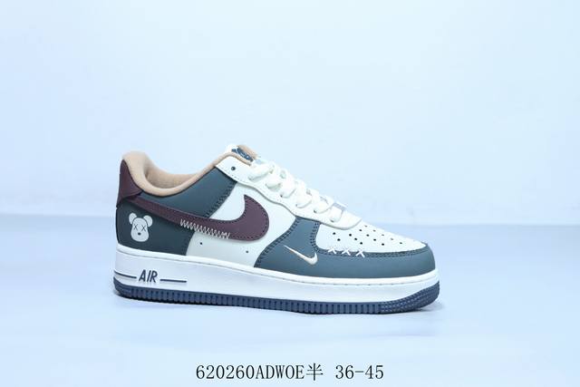 Nike Air Force 1 Af1耐克 空军一号休闲板鞋 货号 Am1588-001 620 Adwoe半 36-45