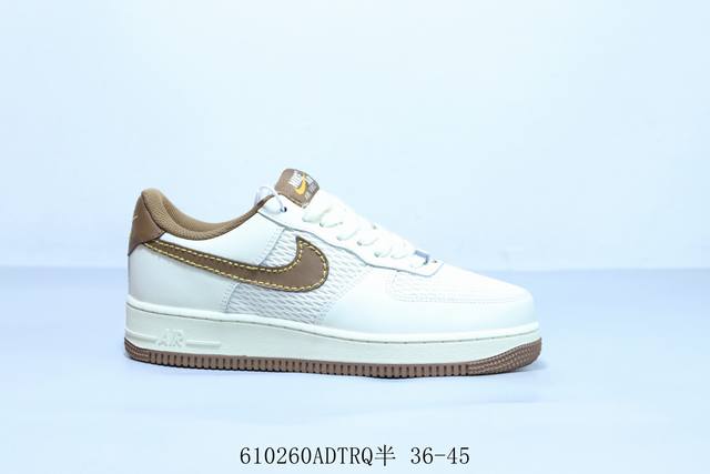 耐克 Nike Air Force 1 Af1耐克 低帮 空军一号休闲板鞋 货号 Ib7719-113 610260Adtrq半 36-45