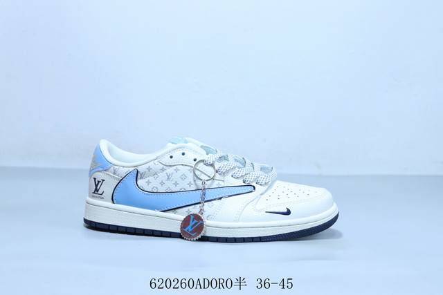 乔丹Air Jordan 1 Low Aj1 乔1低帮复古文化休闲运动篮球鞋 倒勾 货号 Xb1979-001 620 Adoro半 36-45