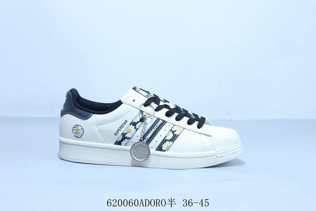 阿迪达斯Adidas三叶草 Originals Superstar 贝壳头系列低帮经典百搭休闲运动板鞋 货号 Xg0009 6 60Adoro半 36-45