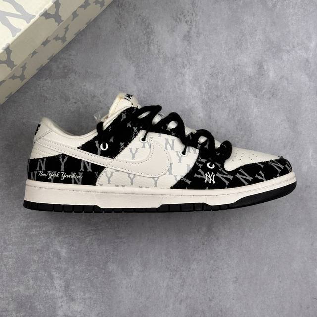 特价本地 核心私 Nk Sb Dunk Low Mlb绑带联名-黑牛仔印花 周年高端定制 低帮休闲板鞋 #定制鞋盒 大厂纯原品质出货 超高清洁度 皮料切割干净无