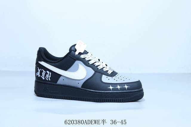 耐克 Nike Air Force 1 Af1耐克 低帮 空军一号休闲板鞋 货号 Xs1958-611 620 Adewe半 36-45