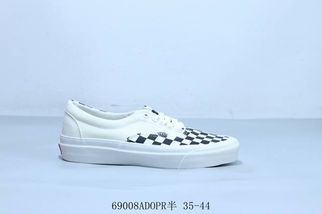 万斯Vans范斯 经典系列 格子一脚蹬Old Skool Pro低帮板鞋运动鞋 69008Adopr半 35-44