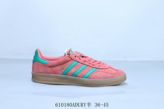阿迪达斯Adidas Originals Gazelle Esquisite Gucci 德训 羚羊系列低帮复古百搭休闲运动板鞋 货号 Jh5407 610 A