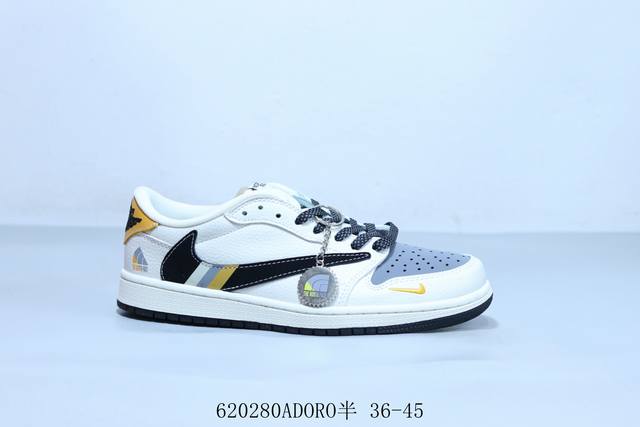 乔丹Air Jordan 1 Low Aj1 乔1低帮复古文化休闲运动篮球鞋 倒勾 货号 Xb1979-004 620 Adoro半 36-45