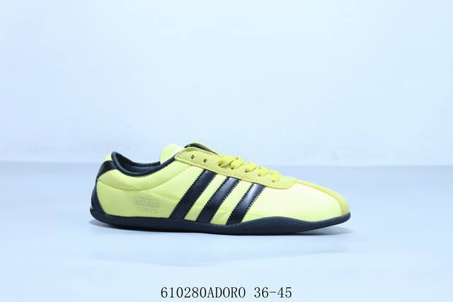 阿迪达斯 Adidas Tokyo W 足球风百搭潮流 轻松舒适防滑耐磨低帮 生活休闲鞋 610280Adoro 36-45