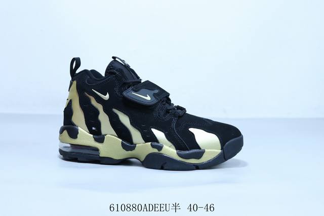 耐克 Nike Air Diamond Turf Max '96 Varsity Maize 圆头舒适防滑中帮篮球鞋男款 610880Adeeu半 40-46