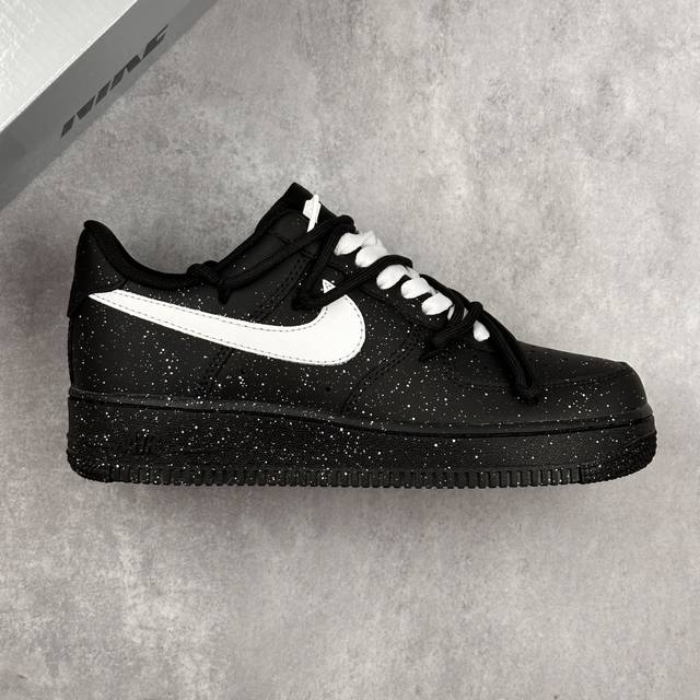 本地 核心私 Nike Air Force 1‘07 Low 白色满天星泼墨 空军一号低帮休闲板鞋 #定制皮料 原厂3D打印 定制鞋盒 原楦原纸板 纯正空军版型