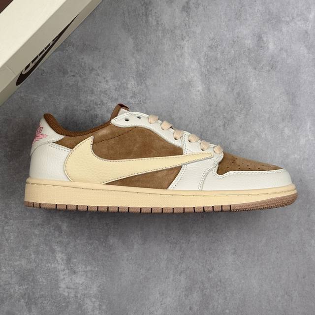 特价本地 核心私 Travis Scott X Nike Air Jordan 1 Low Og Sp Aj1乔丹一代 倒钩经典低帮文化百搭休闲运动篮球鞋 #男