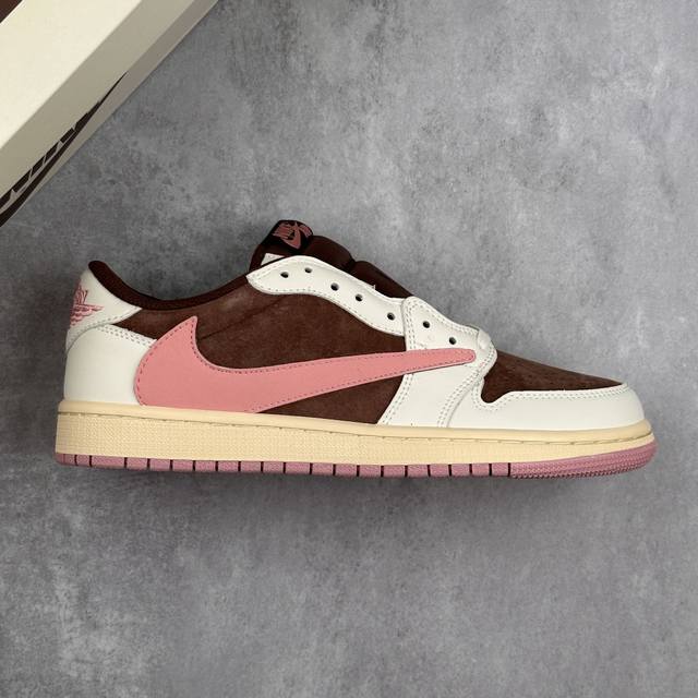特价本地 核心私 Travis Scott X Nike Air Jordan 1 Low Og Sp Aj1乔丹一代 倒钩经典低帮文化百搭休闲运动篮球鞋 #男
