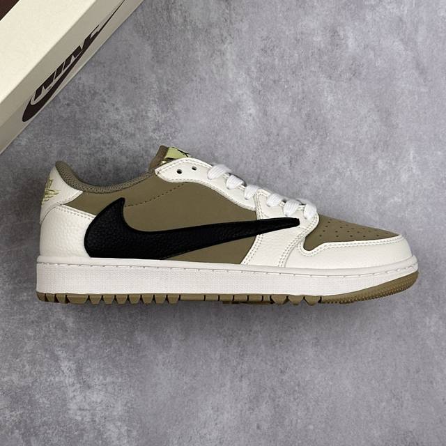 特价本地 核心私 Travis Scott X Nike Air Jordan 1 Low Og Sp Aj1乔丹一代 倒钩经典低帮文化百搭休闲运动篮球鞋 #男