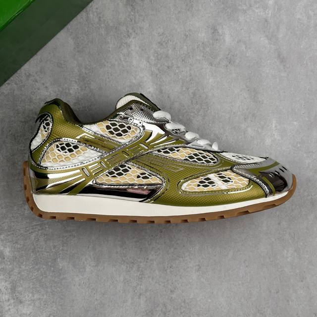 本地 核心私 意大利奢侈品牌-宝缇嘉 葆蝶家-Bottega Veneta Orbit Lace-Up Runner Bv葆蝶家时尚休闲王一博同款老爹鞋运动鞋