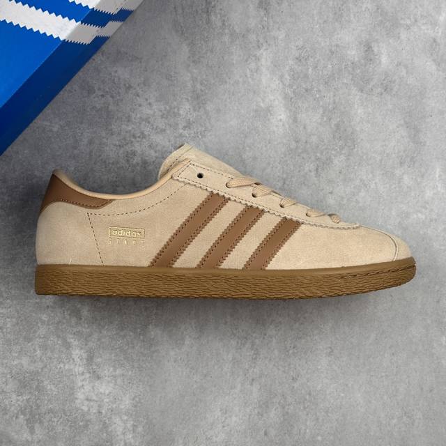 本地 核心私 阿迪达斯 Adidas Originals Stadt 阿罗哈 三叶草休闲防滑耐磨低帮板鞋 鞋头出色设计 塑就出众贴合感 稳固的后跟贴合足部曲线设