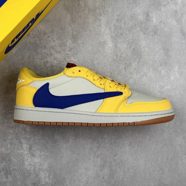 特价放店 。 36-46半 Travis Scott X Nike Air Jordan 1 Low Og Sp Aj1乔丹一代 倒钩经典低帮文化百搭休闲运动篮