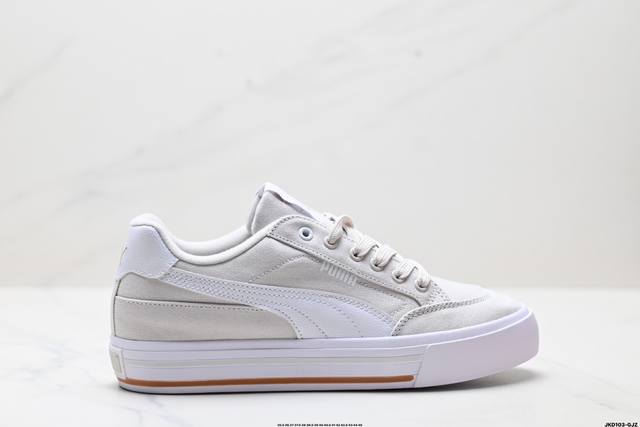 公司级Puma Formstrip Court Classic Vulcanized 时尚百搭舒适潮流 彪马 低帮 板鞋 货号:396353-19 尺码:36