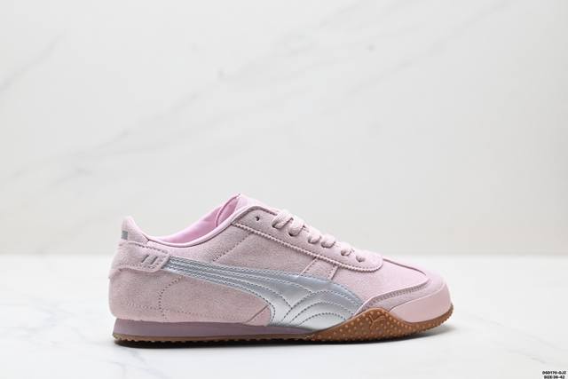 真标Puma Bella Ut 彪马 徐梦洁同款舒适男女低帮生活休闲德训薄底鞋 货号:402186-02 尺码:36-42 Id:Drd170-Gjz