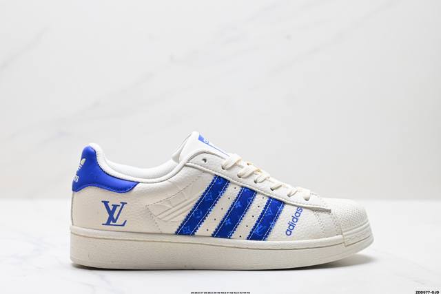 公司级Adidas Originals Superstar 阿迪达斯 三叶草 贝壳头’Diy’系列低帮经典百搭休闲运动板鞋 原装头层材料 用料绝不含糊 独家版型