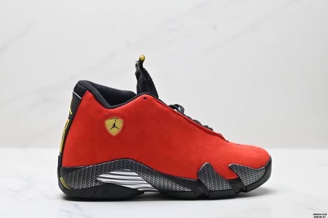 真标Nike Air Jordan 14 Retro Aj14 耐克 乔14 耐磨防滑舒适缓震运动篮球鞋 货号:If5015-600 尺码:36-47 Id:J