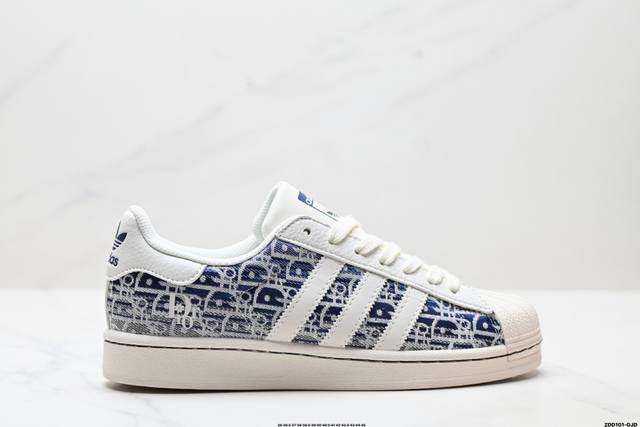 公司级Adidas Originals Superstar 阿迪达斯 三叶草 贝壳头’Diy’系列低帮经典百搭休闲运动板鞋 原装头层材料 用料绝不含糊 独家版型