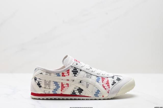公司级Onitsuka Tiger鬼塚虎 Mexico 66 Slip-On 一脚蹬低帮夏季透气运动休闲鞋 货号:1183B648-100 尺码:36 37 3