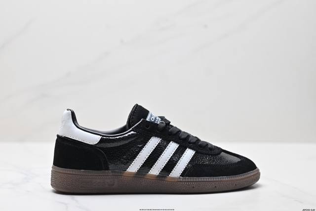 真标Adidas Handball Spezial 官方正确版本 阿迪达斯经典款 复古休闲板鞋 全鞋采用反毛皮制作 牛筋耐磨大底 承载青春情怀的板鞋 经典三条杠