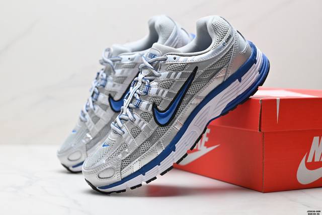 真标Nike P-6000 Initiator Running 耐克Ins 超火复古老爹跑鞋 耐克老爹鞋 官方货号:Bv1021-001 尺码:40-45 Id