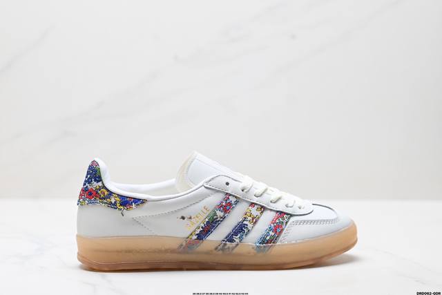 真标Adidas Originals Gazelle Indoor 三叶草休闲防滑耐磨低帮板鞋 货号:Ji7370 尺码:36 36.5 37 38 38.5