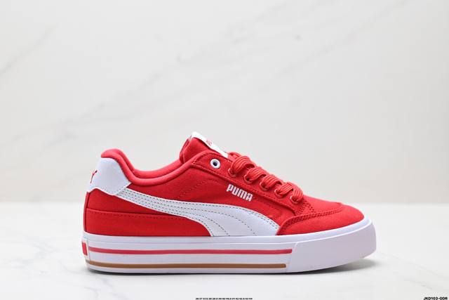 公司级Puma Formstrip Court Classic Vulcanized 时尚百搭舒适潮流 彪马 低帮 板鞋 货号:396353-03 尺码:36