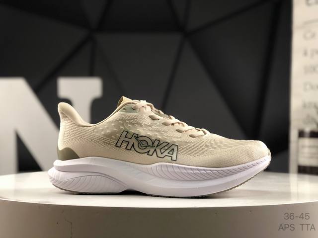真标带半码小红书推荐Hoka W Mach 6全新配色 这个品牌来自于新西兰的毛利语，Hoka表示大地，One One表示飞越，连起来就是飞越地平线，One O