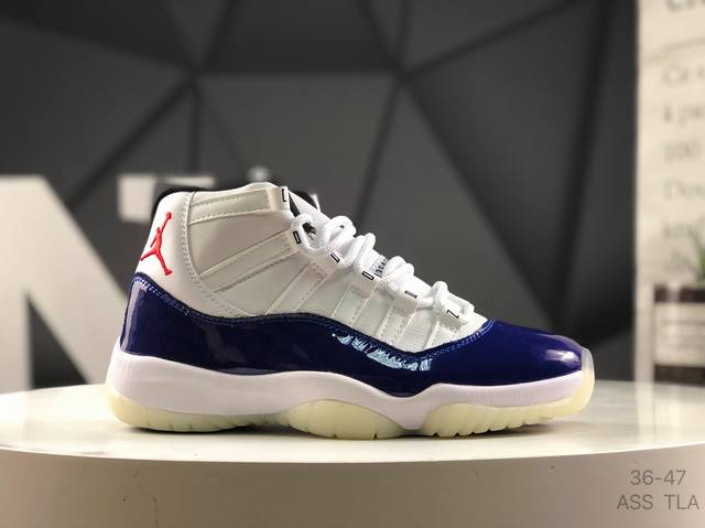 Air Jordan 11 Retro Rare Air Aj11 乔11皇家蓝 真标真碳 高帮篮球鞋 货号：Ih0296-400 尺码：36-47 Ass T