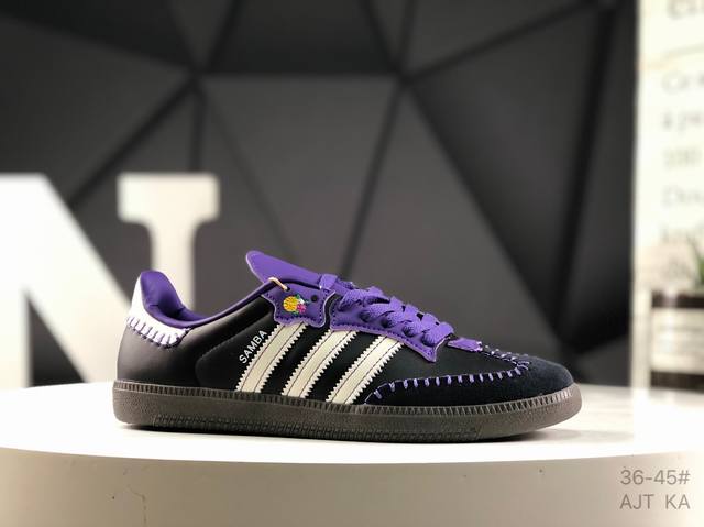 阿迪达斯 三叶草Adidas Originals Samba Og 桑巴舞系列绅士德训足球风百搭低帮休闲运动板鞋 货号:Ji3935 尺码:如图所示 Ajt K