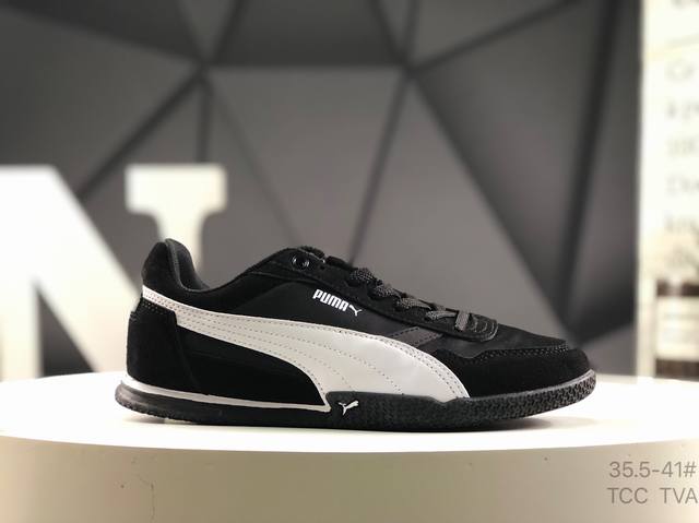 彪马 Puma Bella Donna Nylon 彪马 舒适男女低帮生活休闲德训薄底鞋 货号：403554 02 尺码：如图所示 Tcc Tva