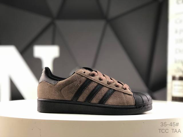 阿迪达斯 Adidas三叶草 Originals Superstar贝壳头系列低帮经典百搭休闲运动板鞋 货号：Jh7696 尺码：如图所示 Tcc Taa