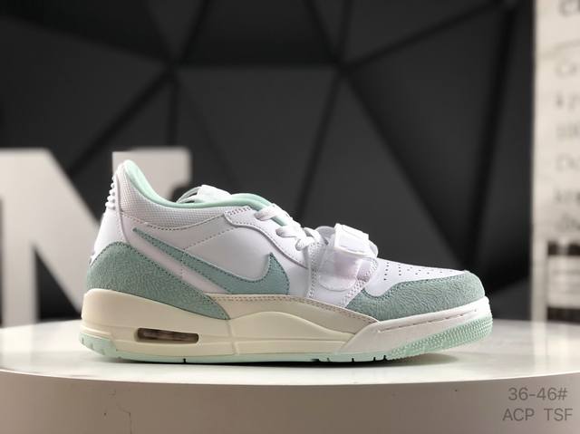 耐克 Air Jordan Legacy 312 乔丹篮球鞋系列 号称 “最强三合一” 的Jordan Legacy 312，自然有着杂交结合的设计，它的名字就