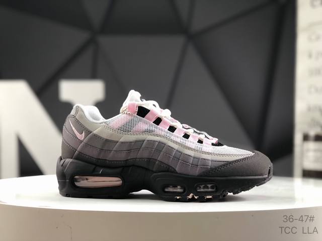 公司级带半码 耐克 Nike Air Max 95 复古减震气垫跑鞋 经典重温 外单专供大厂出品 品质稳定 鞋款设计灵感源于人体构造 中底设计基于人体的脊柱构造