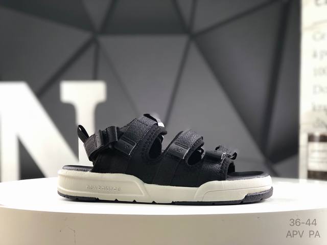 New Balance 新百伦 夏季复古沙滩凉鞋 Sd3205Bbw Md高频软底 原厂织带面料弹力魔术贴 鞋身立体感强 鞋身包边弧度 平顺 自然 贴实 无皱折