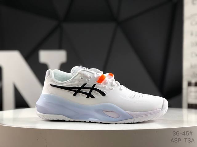Asics 亚瑟士 Gel-Resolution 男女子稳定R9 R10专业网球鞋 外观设计上，R10一改之前R8、R9的“扁长细”风格，变得更高更宽了。内侧设