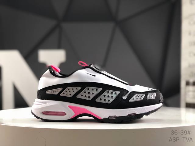 耐克 Nike Air Max Sndr Black Metallic Silver 森德系列低帮气垫百搭**休闲运动慢跑鞋 货号：Dh4402 101 尺码：