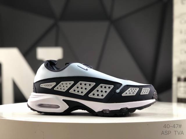 耐克 Nike Air Max Sndr Black Metallic Silver 森德系列低帮气垫百搭**休闲运动慢跑鞋 货号：Hj8080-034 尺码：